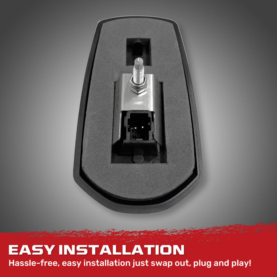 2023-2026+ Ford F250 Super Duty 2WAY Smoked White Amber LED Roof Cab Lights - AutoLEDTech.com