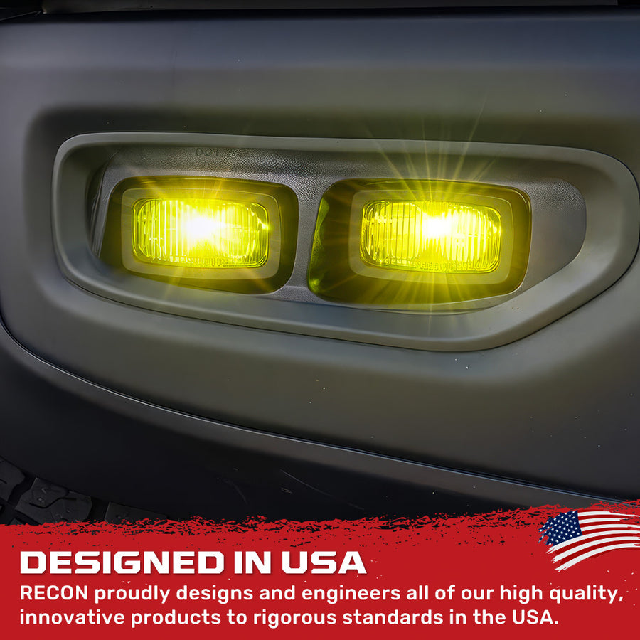 2019-2022 RAM 1500 & HD White Amber LED DRL Fog Lights Pod Kit