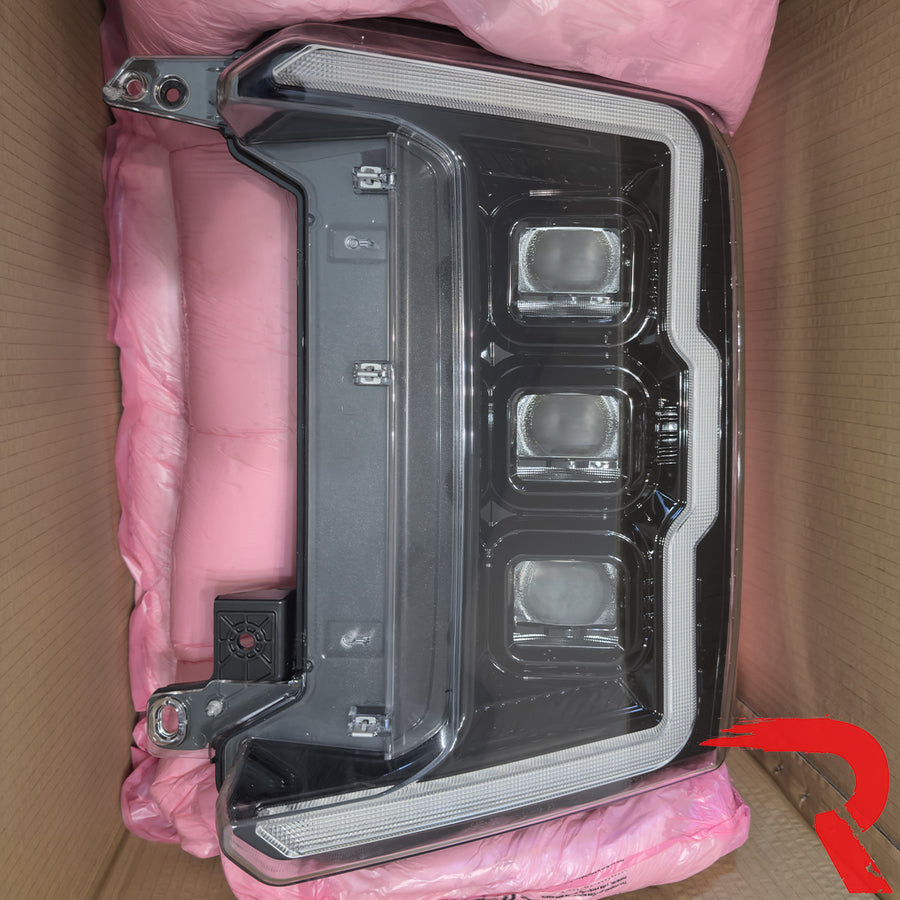 2023-2026+ Ford Super Duty LED DRL Projector Headlights (Halogen upgrade)