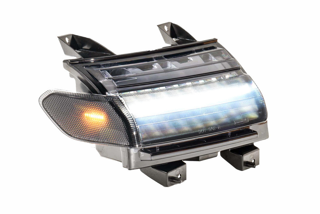 2018-2025+ Jeep Wrangler Gladiator JL JT Smoked LED DRL + Turn Signal Fender Lights