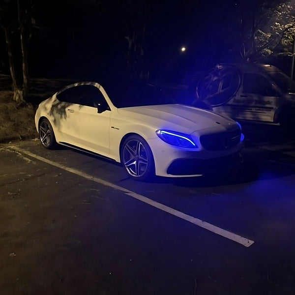2015-2023 Mercedes C-Class RGBW +A LED DRL Boards