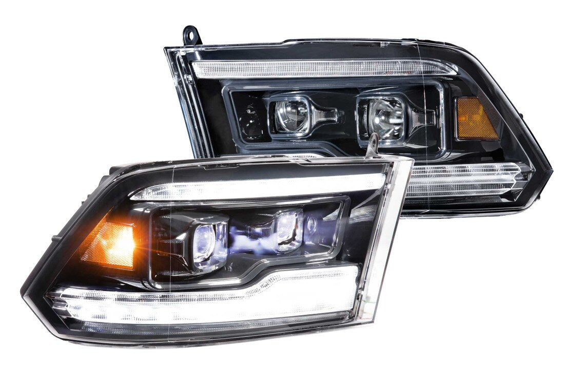 2013-2018 Dodge Ram White Amber LED DRL XBG Grill Light Assembly