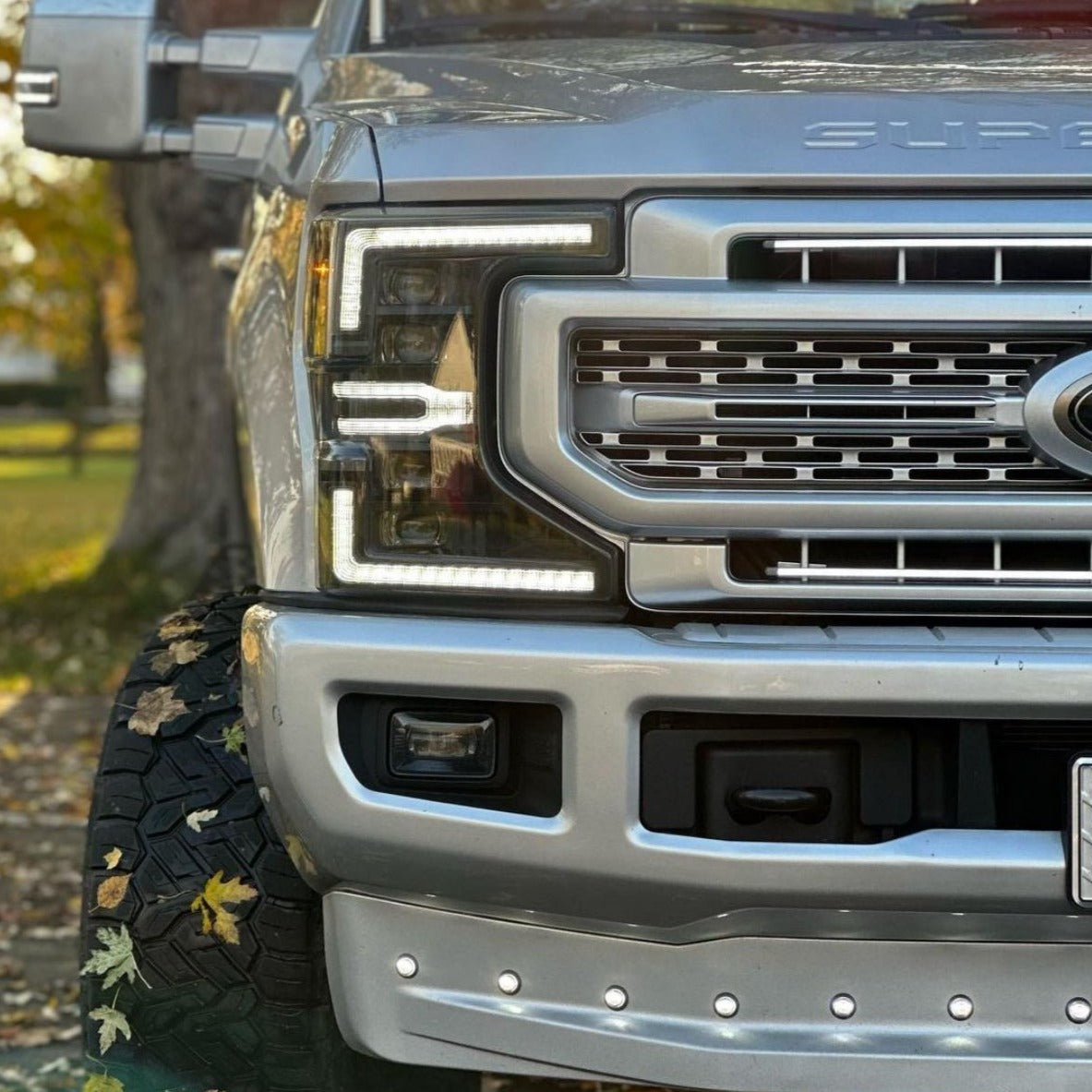 Ford Super Duty LED Front Valance Accent Running Lights Kit