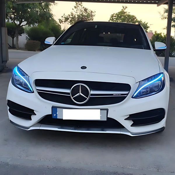 2015-2023 Mercedes C-Class RGBW +A LED DRL Boards