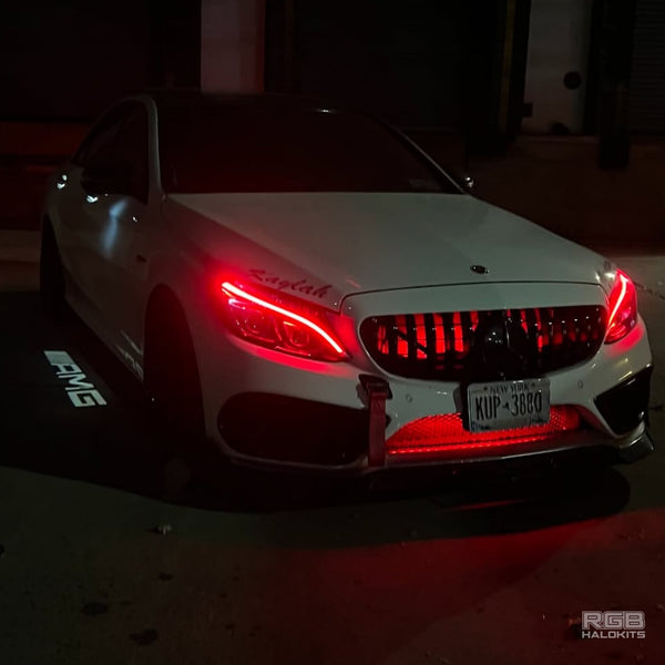 2015-2023 Mercedes C-Class RGBW +A LED DRL Boards