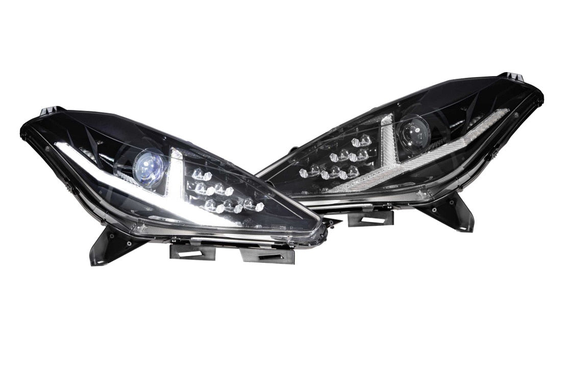 2014-2019 Chevrolet C7 Corvette XB LED DRL Headlights - Aventador Style