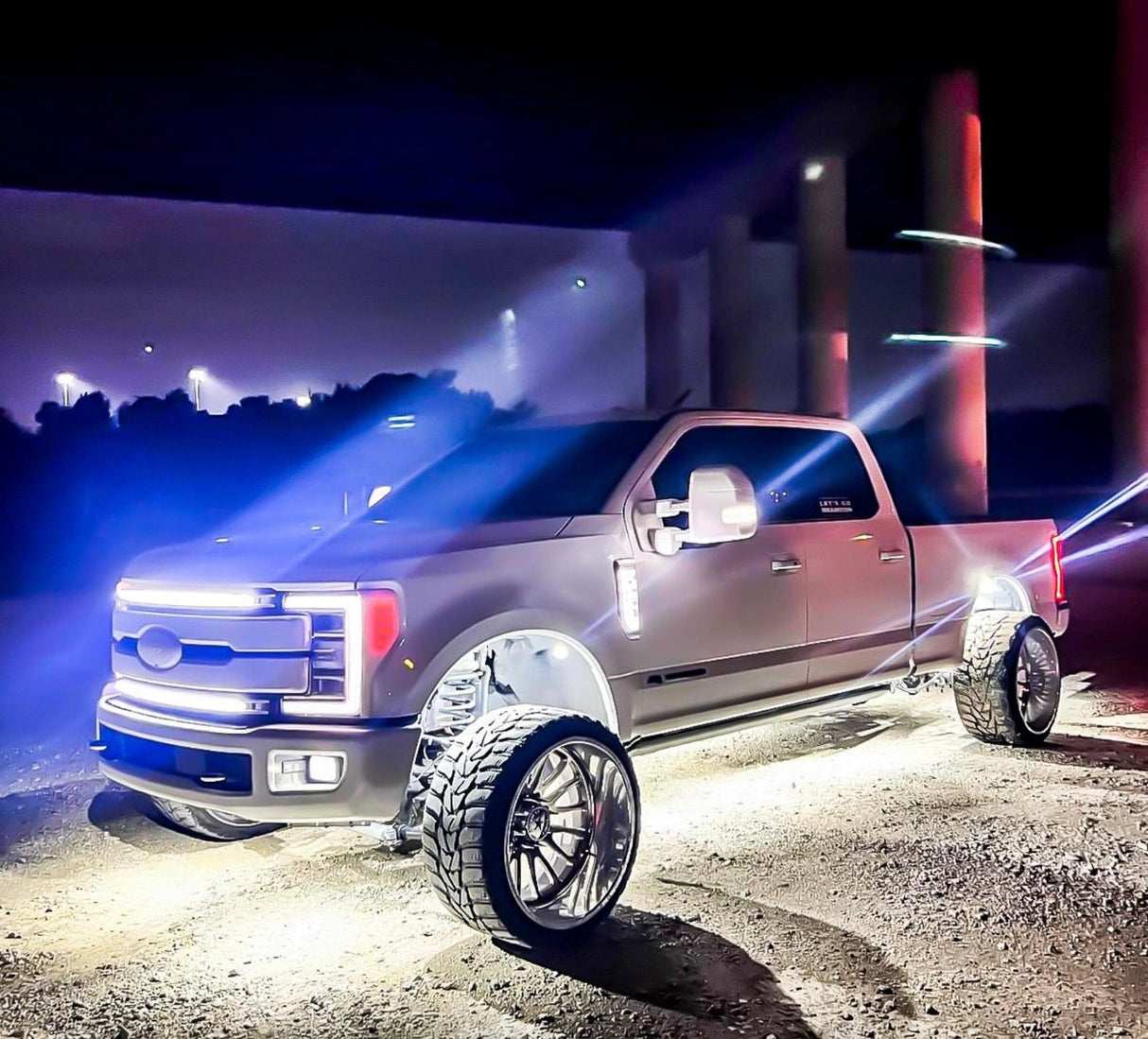 2017-2019 Ford Super Duty F250 F350 LED Grill Accent Light Bars Kit