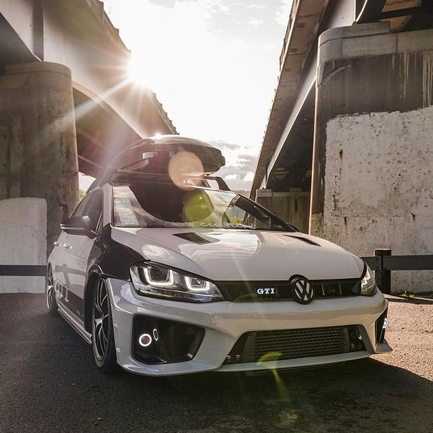 2004-2020 Volkswagen Golf GTI RGBW Flow Series LED Badge Emblem - Lit Logos