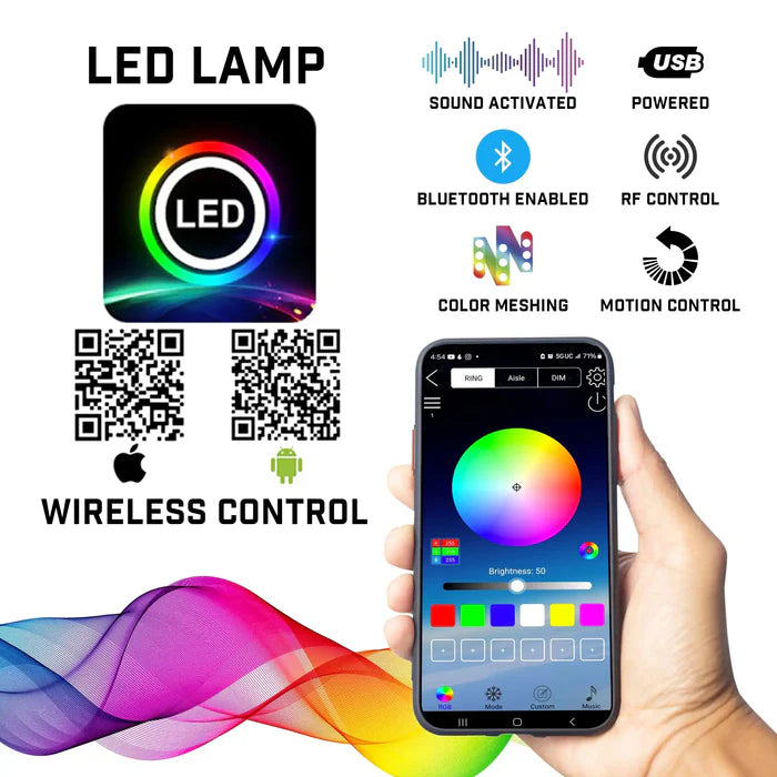 Ford Bronco Dynamic ColorSHIFT LED Interior Dash Board Kit