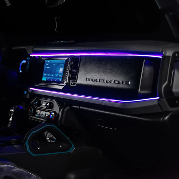 Ford Bronco Dynamic ColorSHIFT LED Interior Dash Board Kit