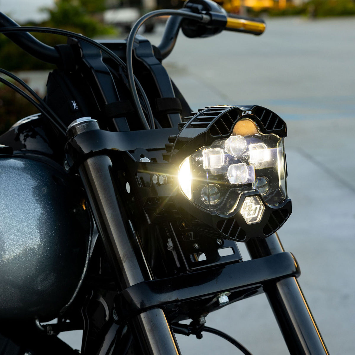Baja Designs DOT LP6 LED Headlight Kit for 1982-2017 Harley Davidson Dyna/FXR/Softail
