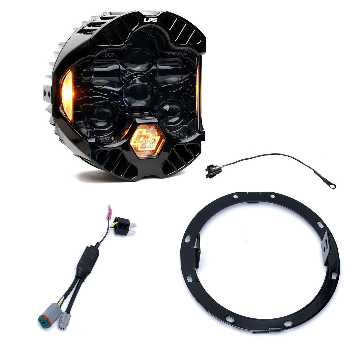 Baja Designs DOT LP6 Street Glide/Road King headlight kit