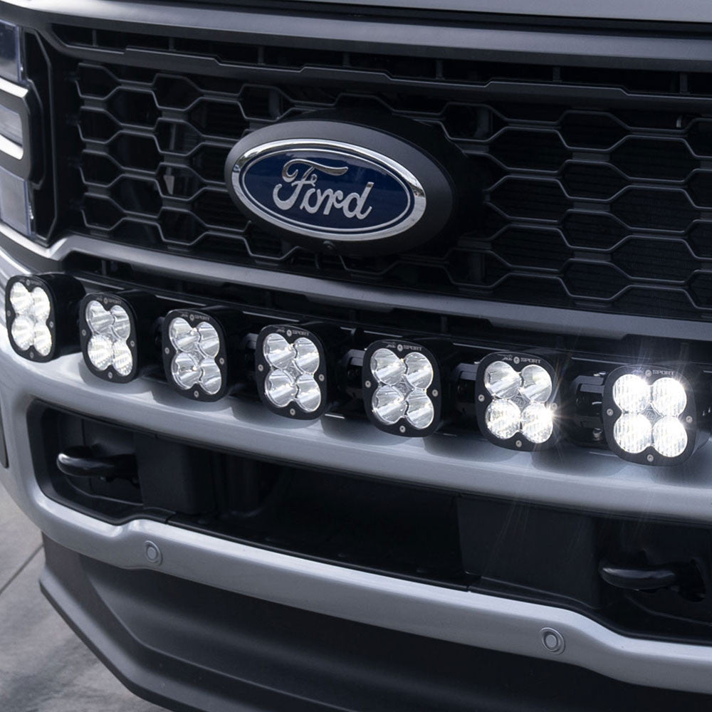 2023-2026+ Ford F250 Super Duty Baja Designs 7XL Linkable Bumper Light Kit