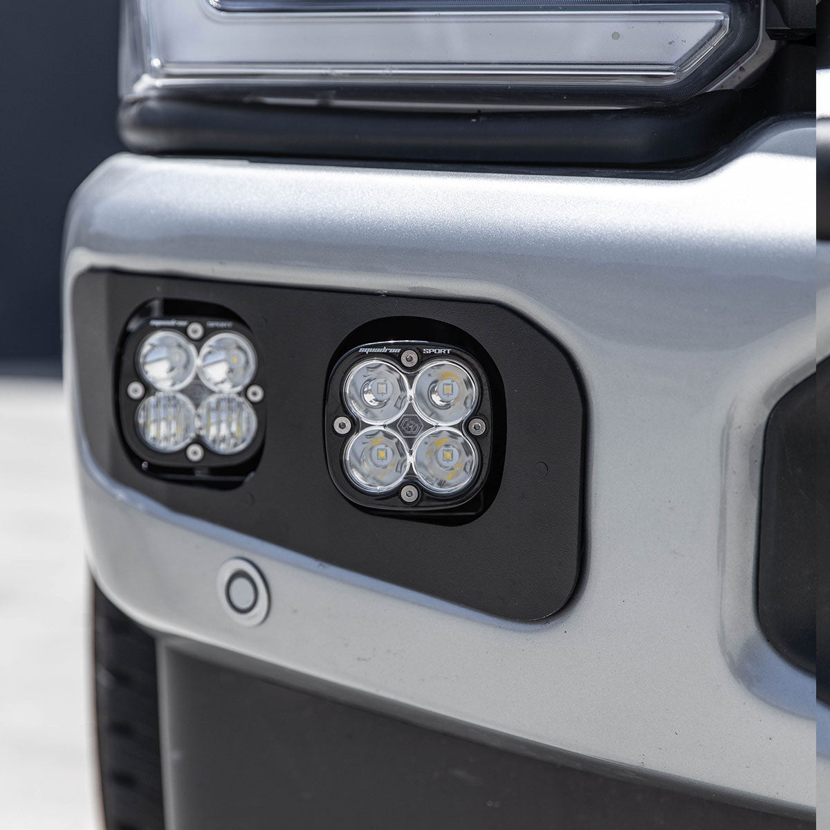 2023-2026+ Ford F250 Super Duty Baja Designs Squadron Dual Fog Pocket Light Kit