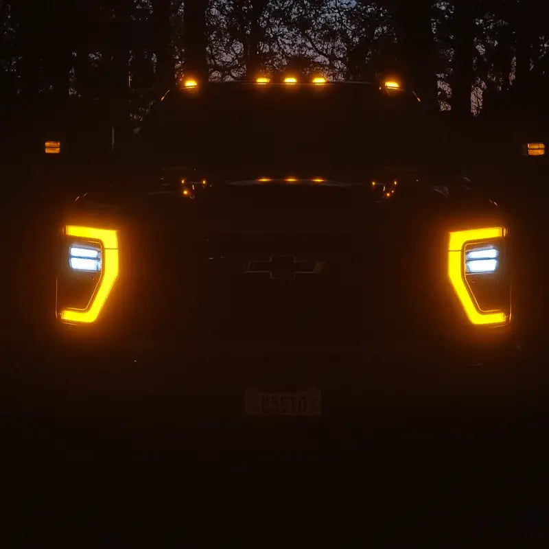 2024-2026+ Chevy Silverado HD 2500/3500 Amber DRL Headlight Harness Kit