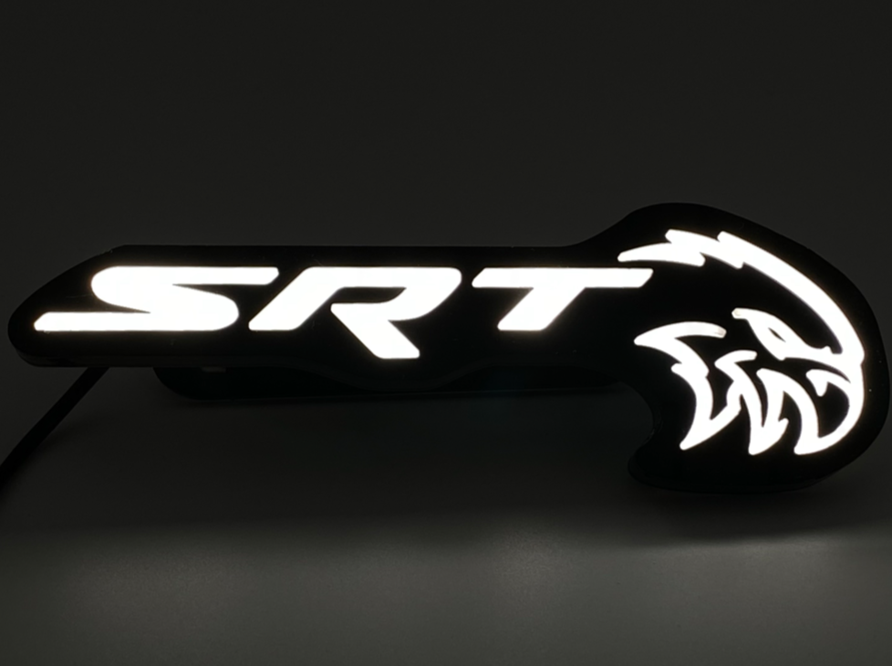 2018-2023 Jeep Grand Cherokee Trackhawk SRT Hellhawk RGB LED Color-Changing Grill Badge Emblem Logo LED headlight kit AutoLEDTech Oracle Lighting Trendz Flow Series RGBHaloKits OneUpLighting Morimoto