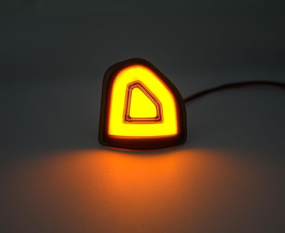 2009-2024 Ram 1500 2500 HD Smoked White Amber LED Tow Mirror Lights - AutoLEDTech.com