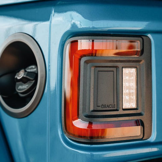 2018-2026+ Jeep Wrangler JL Red Smoked LED Flush Mount Tail Lights