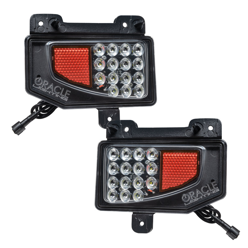 2020-2026+ Jeep Gladiator JT Red Smoked LED Flush Mount Tail Lights