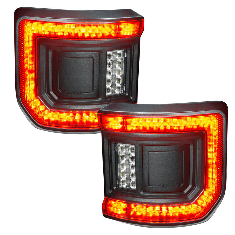 2020-2026+ Jeep Gladiator JT Red Smoked LED Flush Mount Tail Lights