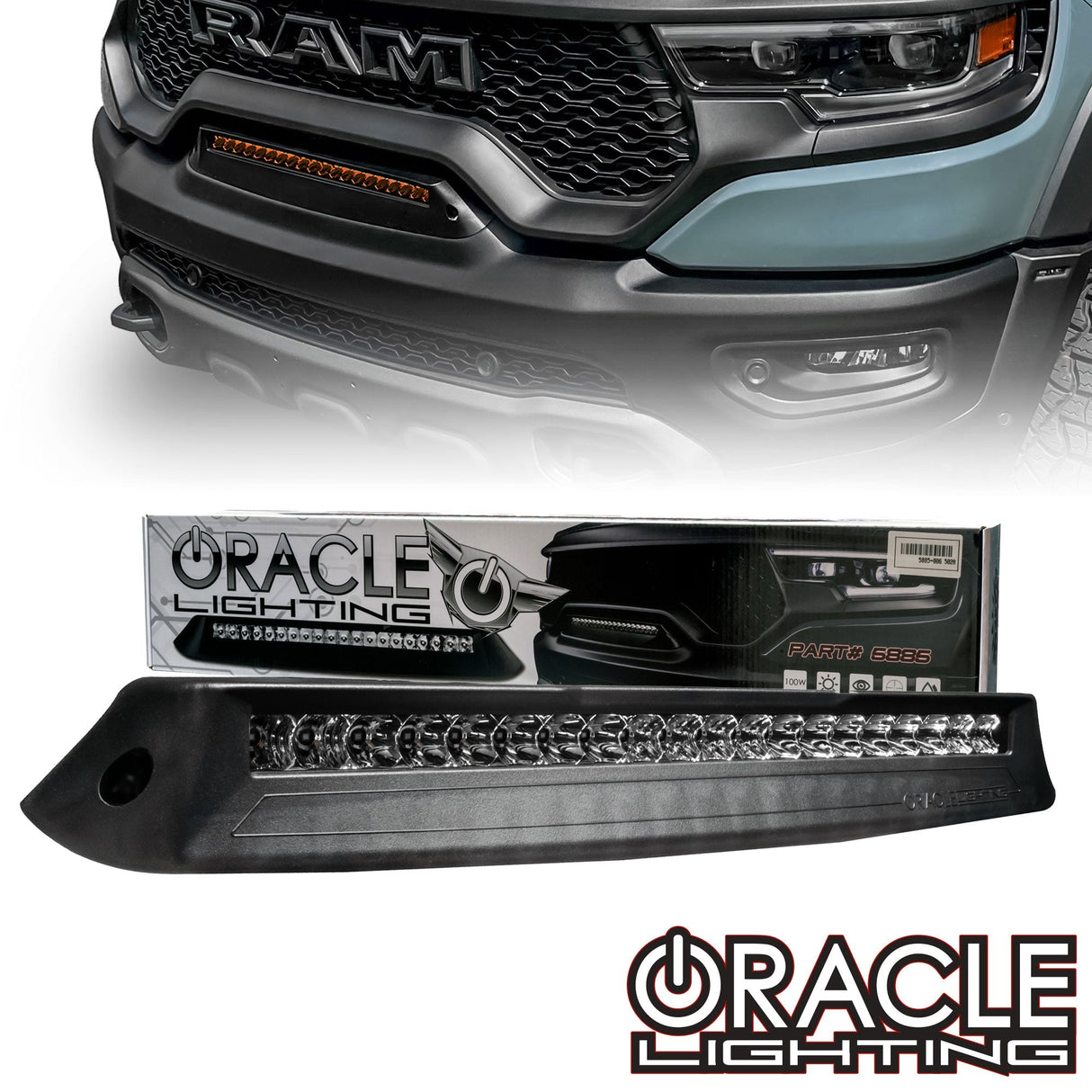 2019-2025 Ram TRX/RHO/Rebel Front Bumper LED Light Bar