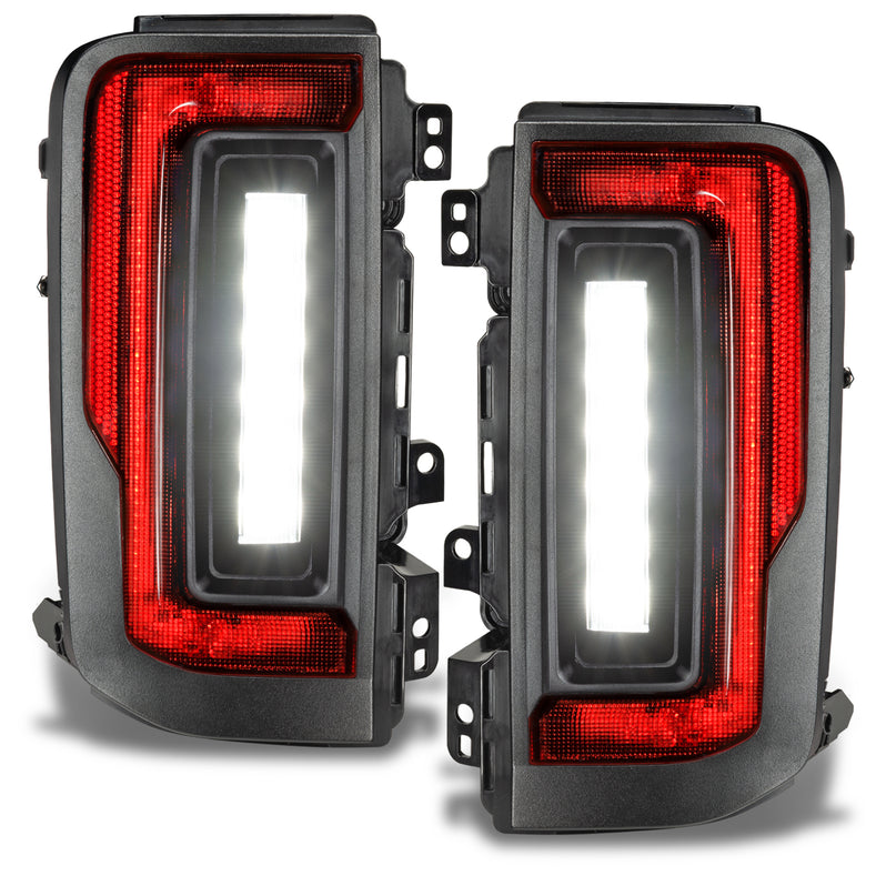 2021-2026+ Ford Bronco Red Smoked LED Flush Mount Tail Lights