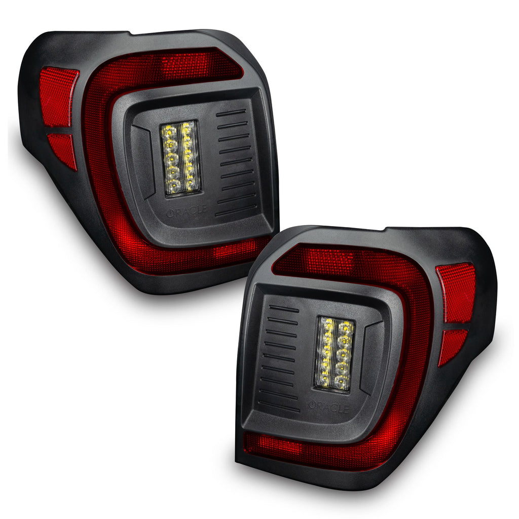 2014-2024 Toyota 4Runner Red Smoked LED Flush Mount Tail Lights