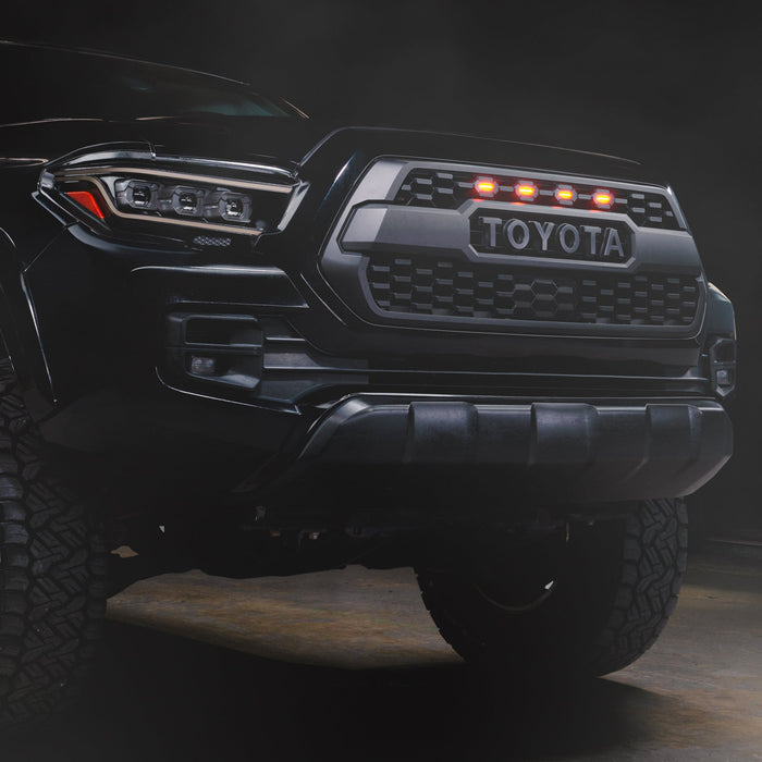 2016-2023 Toyota Tacoma LED Grill Accent Lights Kit - Pre-Runner Style