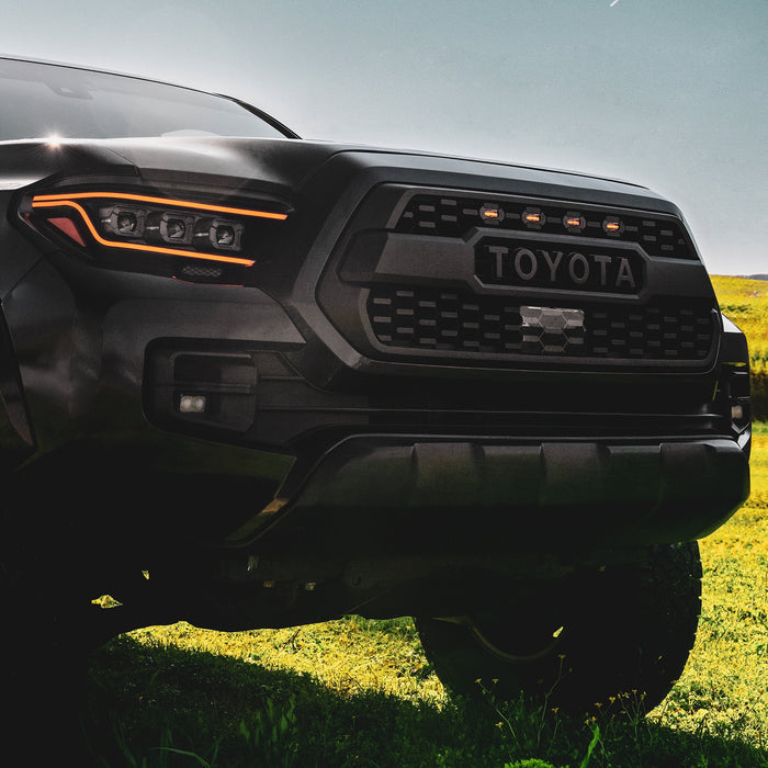 2016-2023 Toyota Tacoma LED Grill Accent Lights Kit - Pre-Runner Style