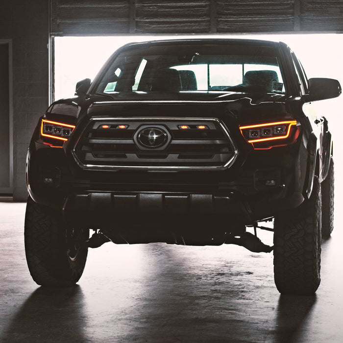 2016-2023 Toyota Tacoma LED Grill Accent Lights Kit - Pre-Runner Style