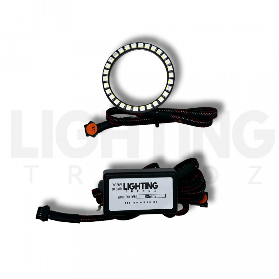 60mm-180mm RGBW LED Halo Rings - AutoLEDTech.com