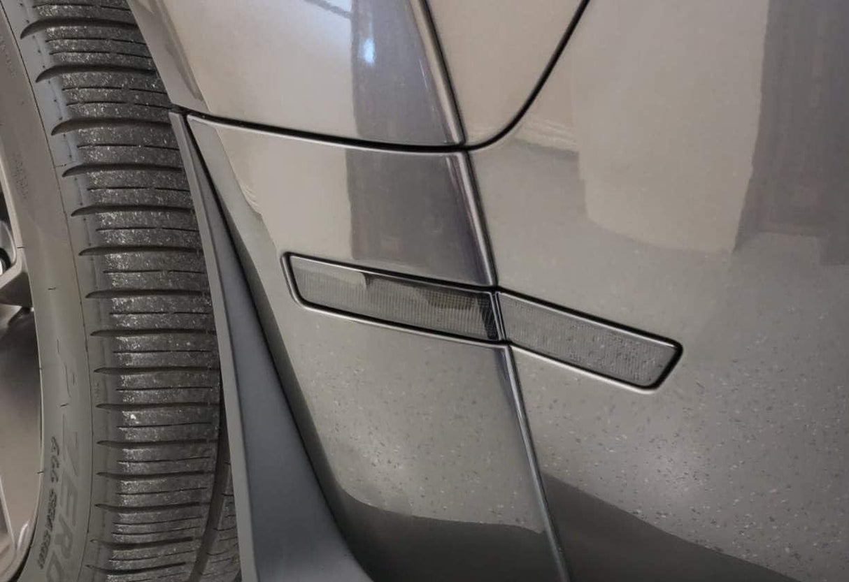 2015-2023 Dodge Challenger Widebody SCANNING White LED Smoked Side Marker Lights