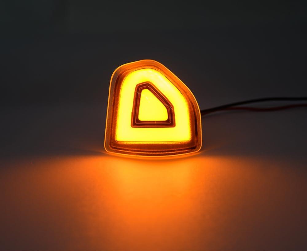 2009-2024 Ram 1500 2500 HD Smoked White Amber LED Tow Mirror Lights - AutoLEDTech.com