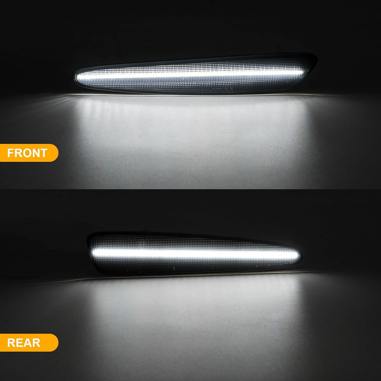 2005-2013 Chevrolet C6 Corvette Clear or Smoked LED Sidemarker Lights - AutoLEDTech.com