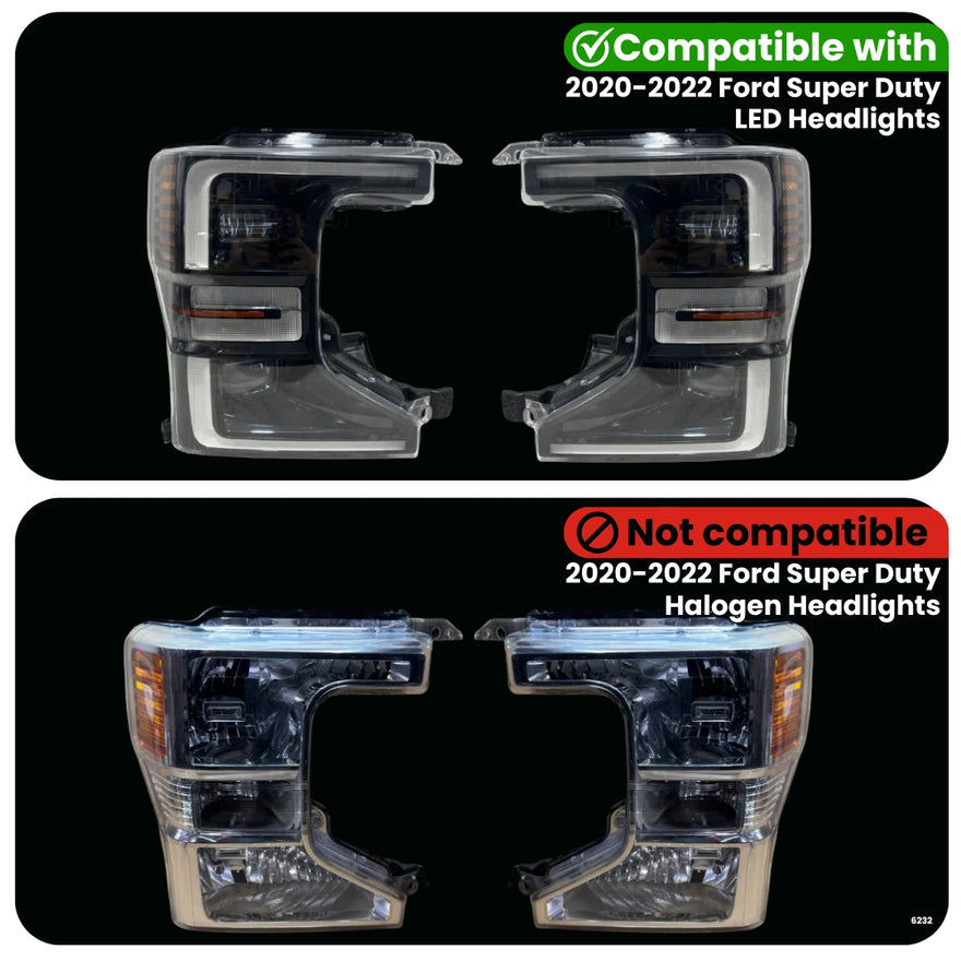 2017-2026+ Ford Super Duty DRL/Parking/Turn Headlight Power Harness