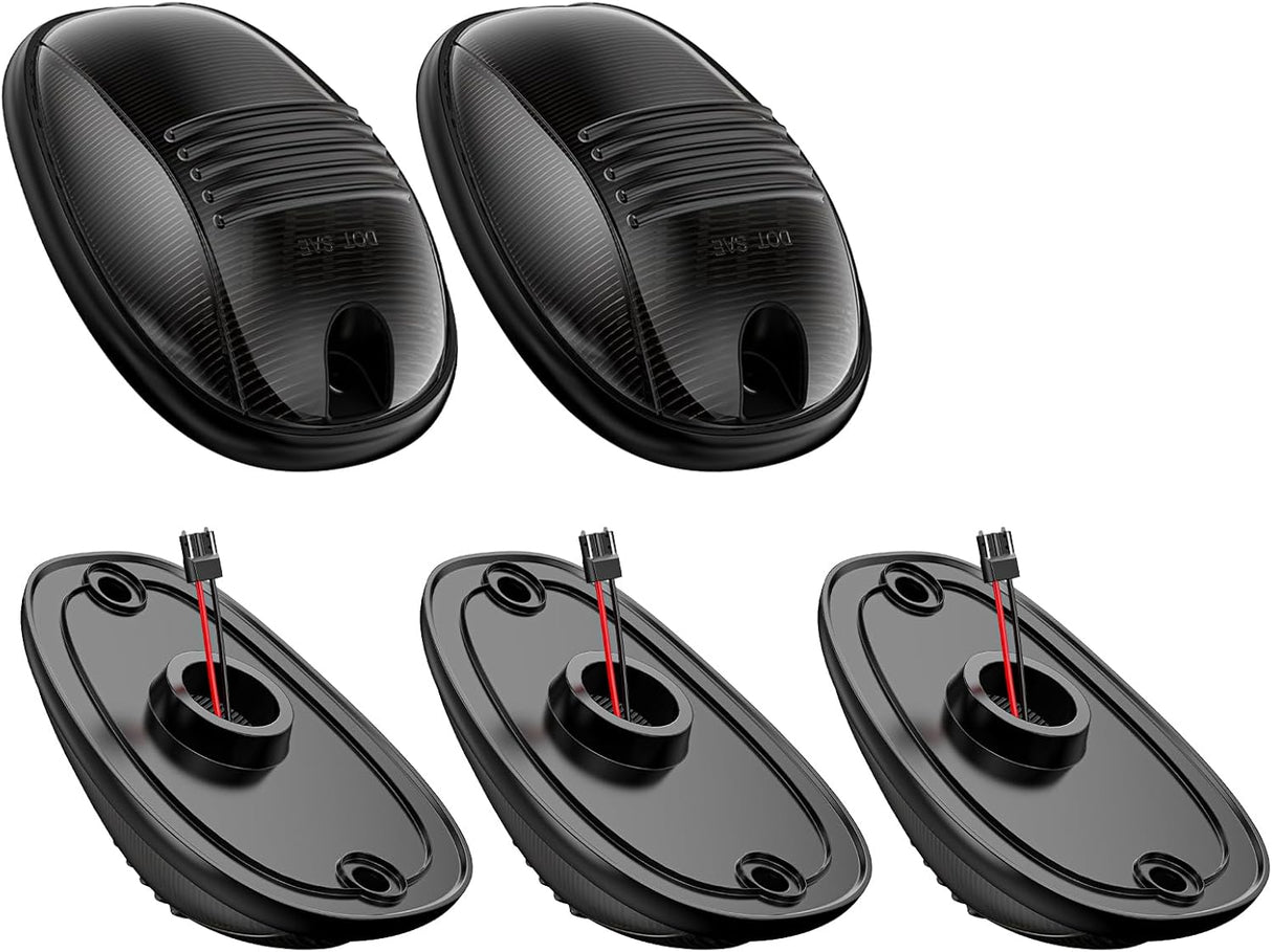 2003-2018 Dodge Ram HD Smoked Clear White Amber LED Roof Cab Lights