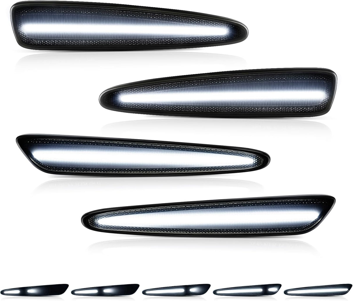 2005-2013 Chevrolet C6 Corvette Clear or Smoked LED Sidemarker Lights - AutoLEDTech.com