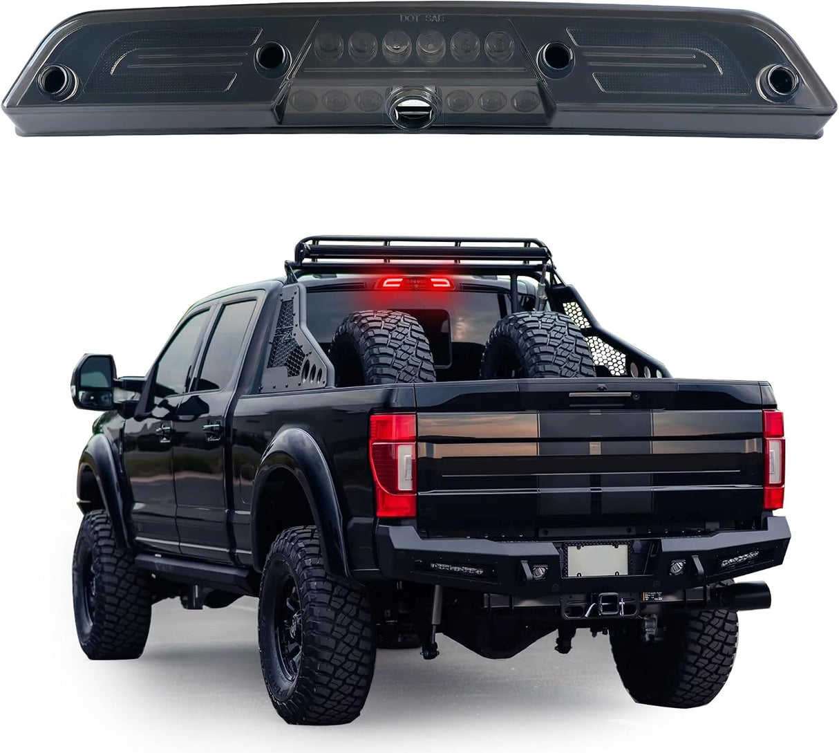 2015-2027+ Ford F150/Super Duty Smoked LED 3rd Brake Light - AutoLEDTech.com