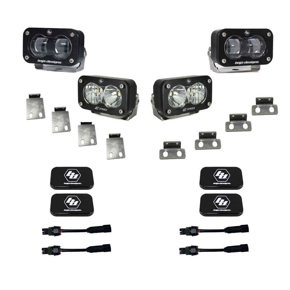 2021-2026+ Ford Raptor Baja Designs S2 Dual Fog Pocket Light Kit