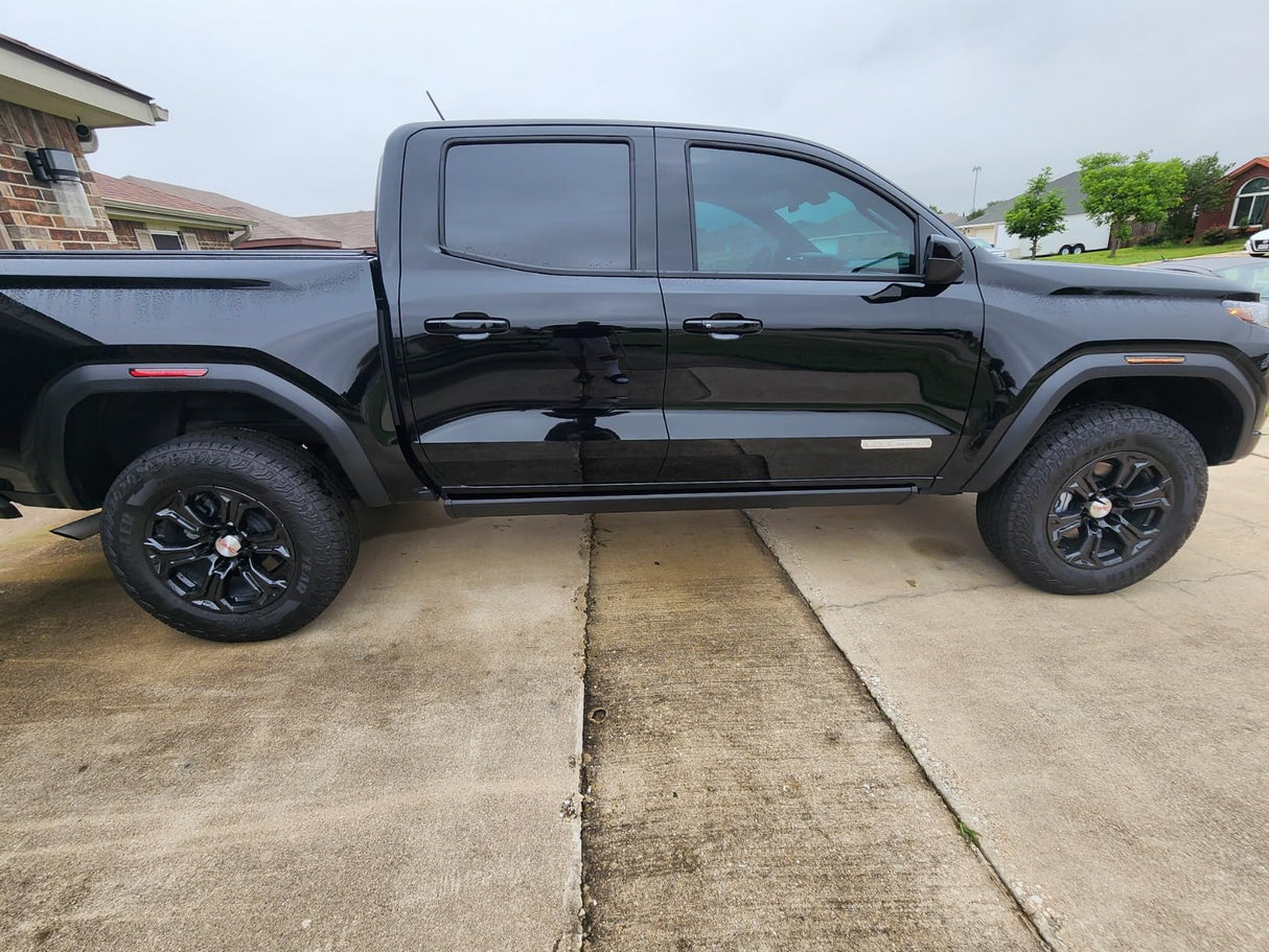 2023-2026+ GMC Canyon Smoked White Amber SCANNING LED Side Markers - AutoLEDTech.com