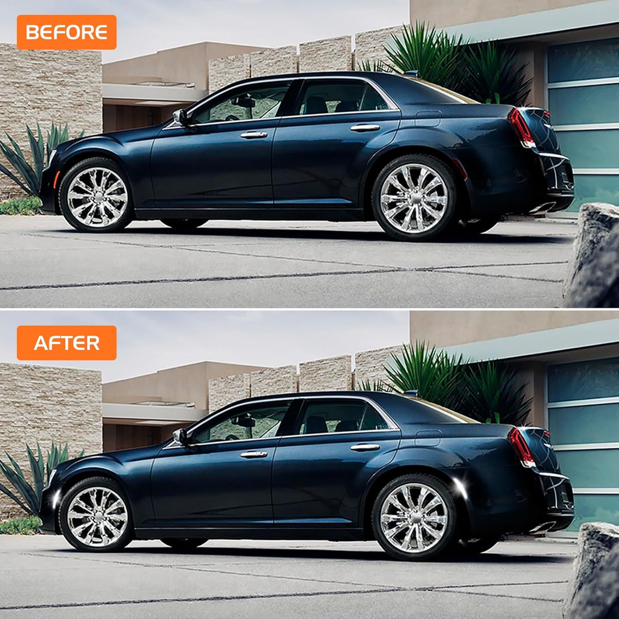 2015-2023 Chrysler 300 SCANNING White LED Smoked Side Marker Lights