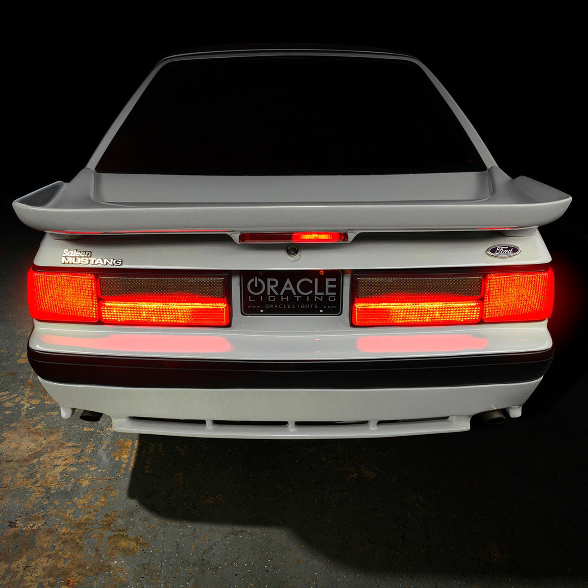 1987-1993 Mustang LX ORACLE LED tail lights rear view