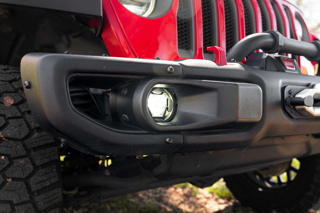 2018-2025+ Jeep Wrangler JL Gladiator JT 4Banger LED Fog Light Pod Assemblies