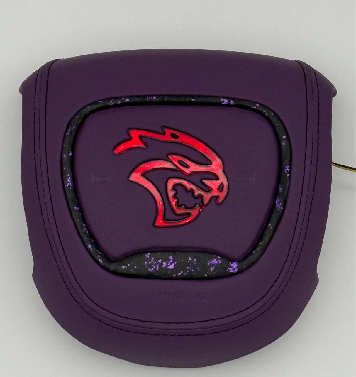 SRT HELLCAT RGB LED Custom Airbag Cover - AutoLEDTech.com