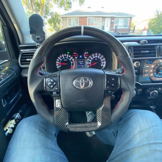 2010-2024 Toyota Tacoma 4Runner Tundra Custom Carbon Fiber Steering Wheel