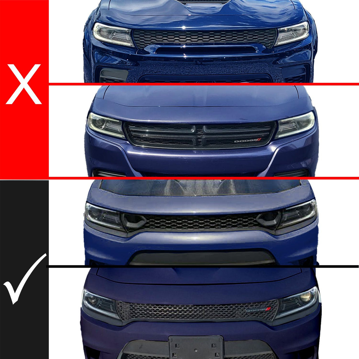 2015-2023 Dodge Charger ANIMATED STARTUP LED DRL Grill Light Assembly