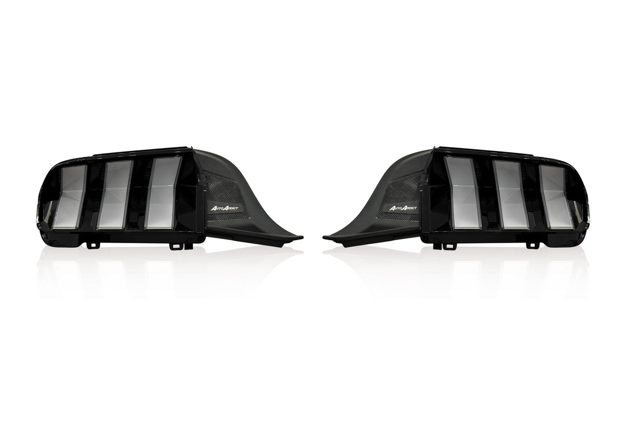 2024-2026 Ford Mustang S650 Smoked Euro Style LED Tail Lights