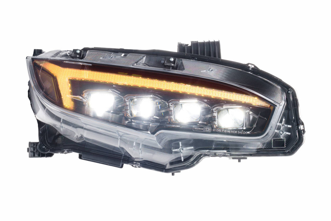 2016-2021 Honda Civic RGBW Flow Series XB LED Projector DRL Headlights