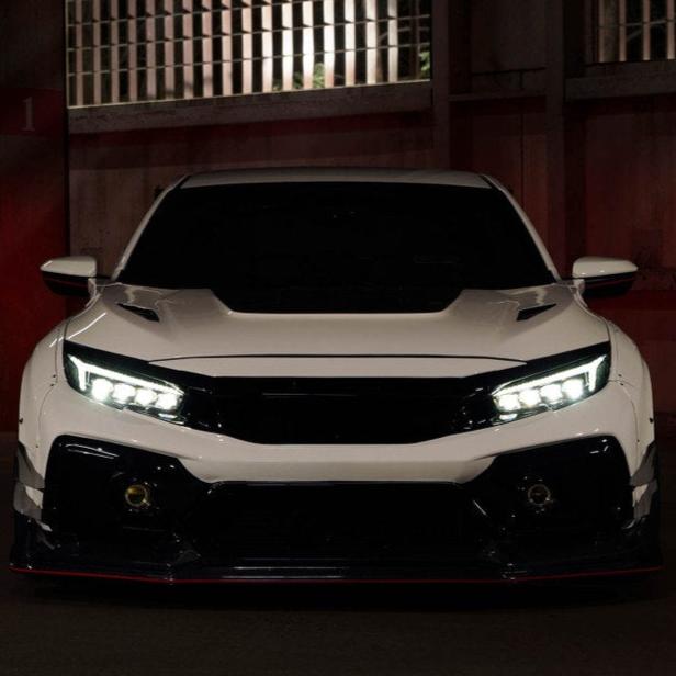2016-2021 Honda Civic RGBW Flow Series XB LED Projector DRL Headlights