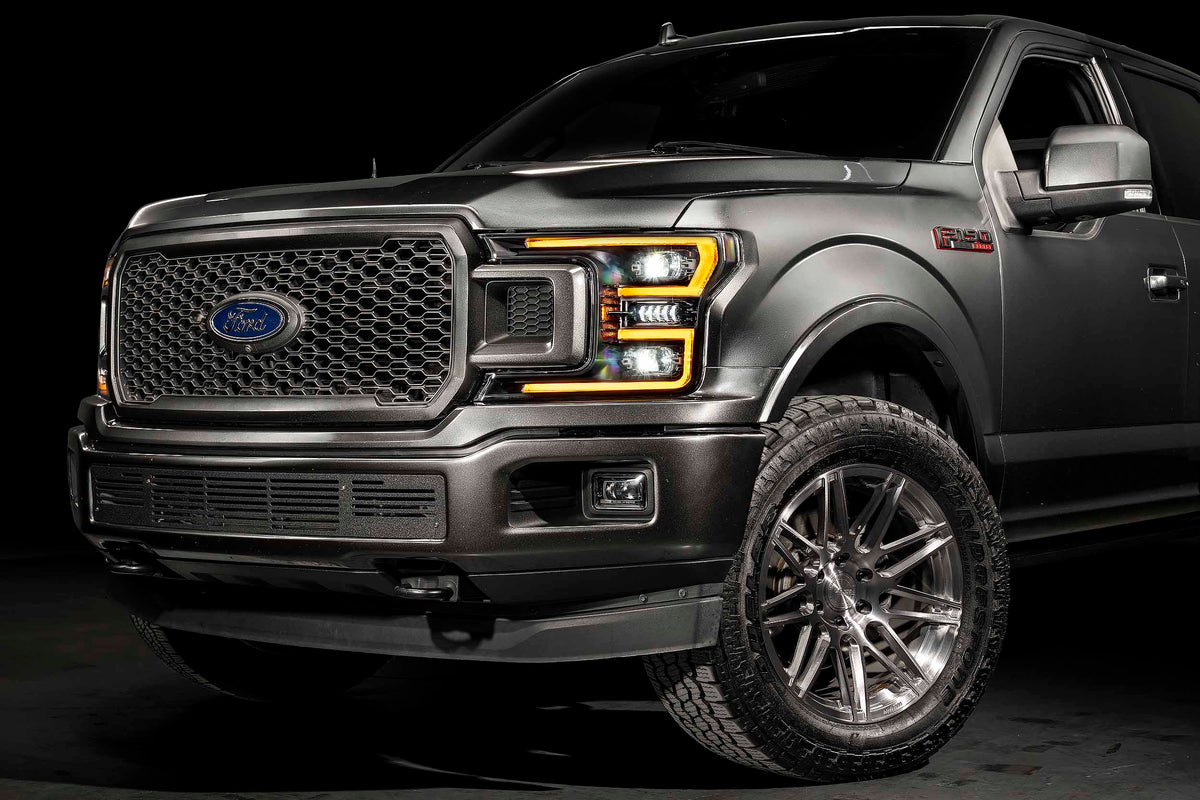 2018-2020 Ford F-150 XB EVO LED DRL Projector Headlights - AutoLEDTech.com